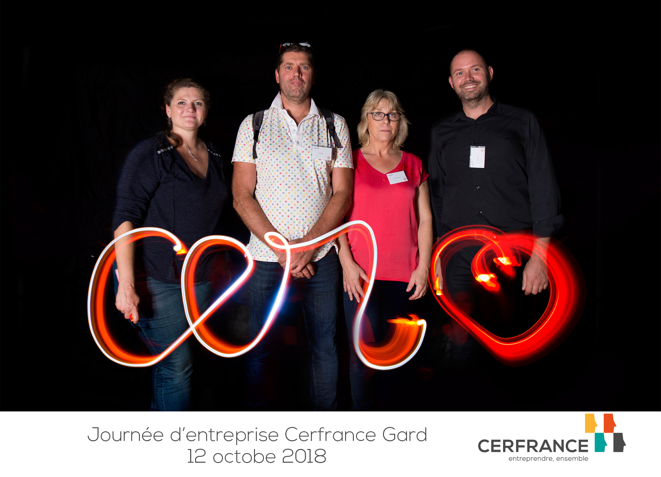 Light Painting à Liège : une animation photo qui fédère vos équipes et sert votre image