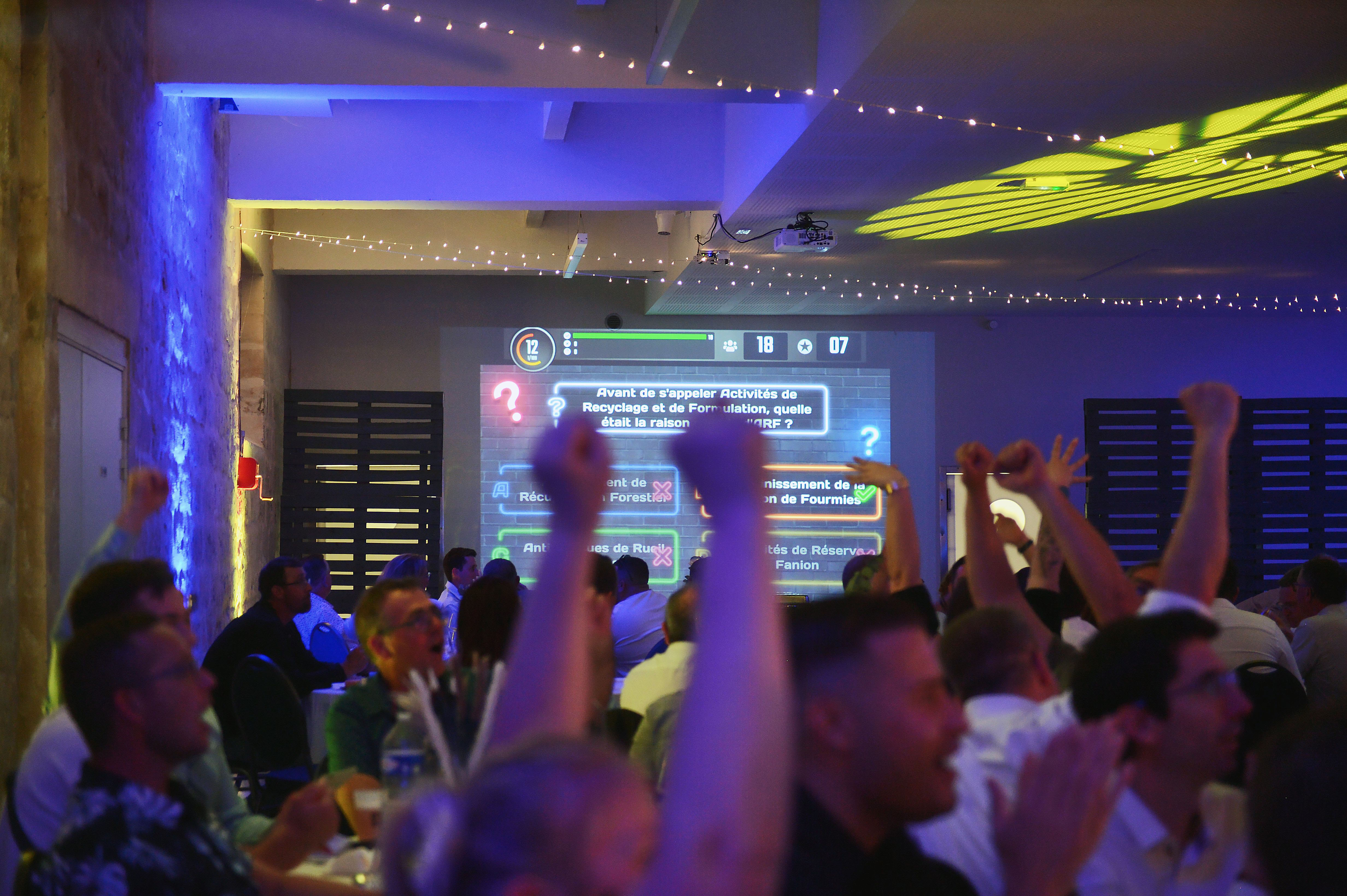 TV spelshow in Luik that turns a company evening into measurable engagement