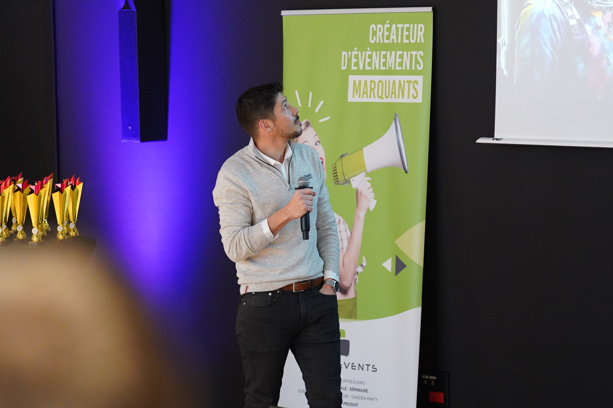 Publicité sur le lieu de vente (PLV) pour événements Isère